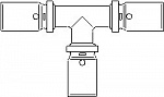 Oventrop Прессовый тройник 63 х 63 х 63 мм