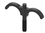 Tece Дюбель двойной для труб 14-20 мм, пластмассовый