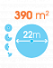 Разбрызгиватель импульсный Claber "IMPACT" с нар. резьбой 3/4"                          (0-360°,S=397м²), BL (5)