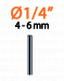 Заглушка штуцерная Claber на 1/4" (4-6 мм) -10шт, BL (13)